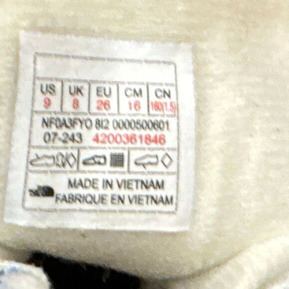 The North face toddler snow boots size 9 - Picture 5 of 8